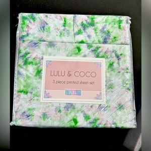 LULU & COCO Tie-Dye, 3 Piece Sheet Set